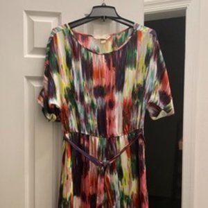 Presley Skye Watercolor dress - M - like new